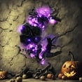 thumbnail image 4 of Halloween Wreath for Front Door, 2023 New Halloween Moon Wreath Fun Halloween Porch Decor Wood Wreath Halloween Front Door Halloween Hanging Decorations for Home Party Wall Indoor Outdoor, 4 of 6