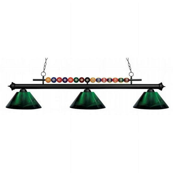 3 Light Island/Billiard In Billiard Style 16 Inches Wide By 15 Inches High Z-Lite 170Mb-Arg