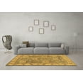 thumbnail image 3 of Ahgly Company Indoor Square Oriental Brown Traditional Area Rugs, 6' Square, 3 of 4