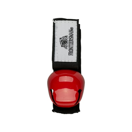 UPC: 0023063954486 | SABRE Frontiersman Bear Bell with Velcro Strap Magnetic Silencer Red Outdoor Use 1.5 in.