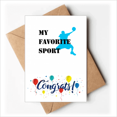 thumbnail image 1 of Like Sports Fitness Balanced Volleyball Wedding Cards Congratulations Greeting Envelopes, 1 of 3