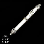 Judaica Kingdom BZ-MZ-j003 Sterling Silver Mezuzahs