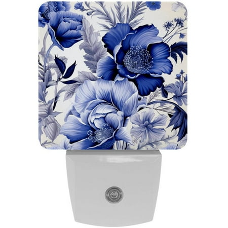 

Ink plants LED Square Night Lights - Stylish and Convenient Illumination for Any Space - Pack of 2