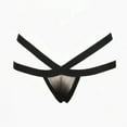 thumbnail image 2 of Gibobby Conjunto de lencería de encaje Día de San Valentín Día de San Valentín Calzoncillos T, lencería de malla para mujer, bragas en Tanga, tangas sexis, ropa interior (Negro, M), 2 of 5