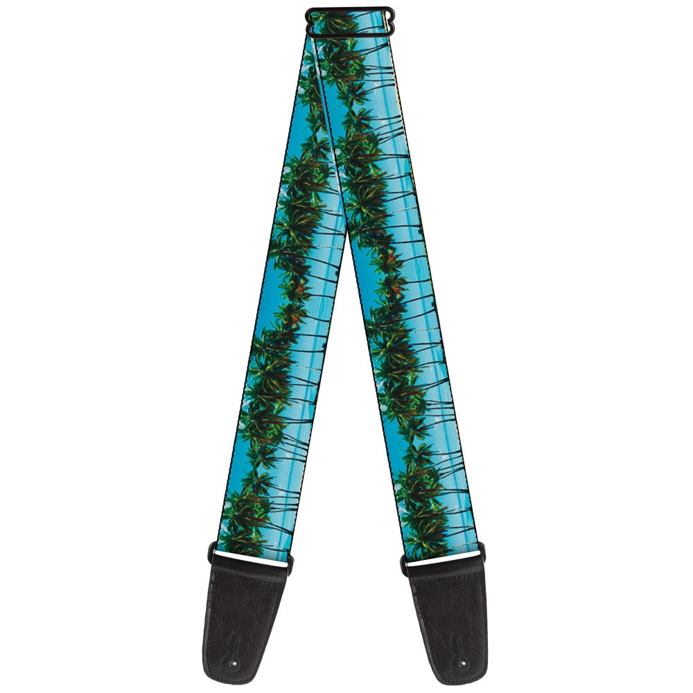 Buckle-Down Guitar Strap, Landscape Beach Palm Trees, 2 Inches Wide