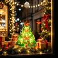 thumbnail image 6 of Christmas Window Lights, Warm LED Hanging Window Decorative Lamp Battery Operated for Fireplace Wall Front Door Xmas Holiday Indoor Home Decor, 6 of 7