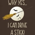 thumbnail image 3 of CafePress - Drive A Stick Broom Dark T Shirt - Men's Classic Graphic Cotton T-Shirt, 3 of 4