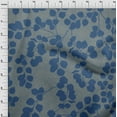thumbnail image 4 of oneOone Polyester Spandex Dusty Blue Fabric Asian Craft Projects Decor Fabric Printed By The Yard 56 Inch Wide, 4 of 4