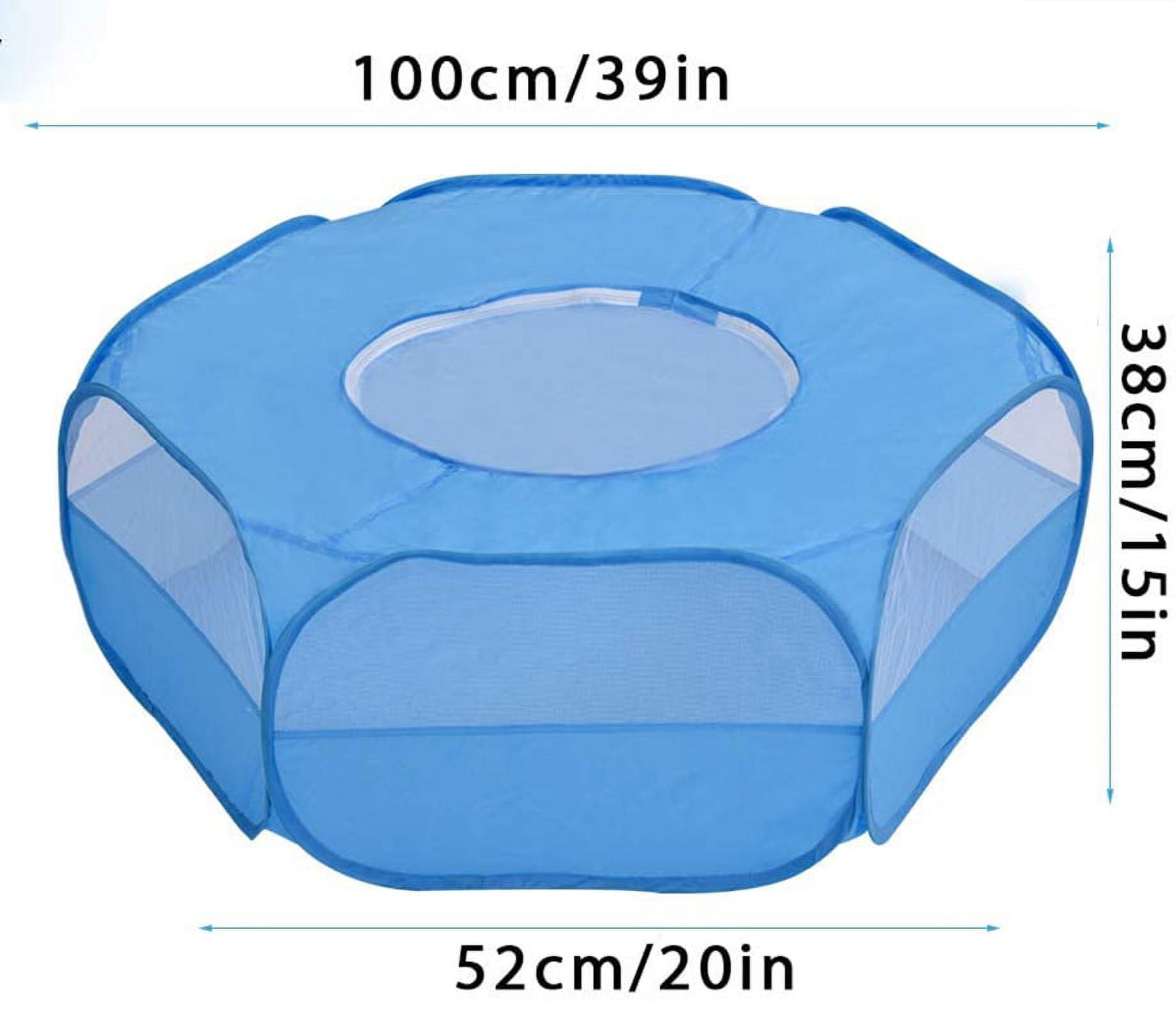 Small Animals Playpen Guinea Pig Cage Tent with Zipper Cover Hamster Portable Exercise
