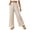 F-Beige, variant on larppty Women's Pull-On Knit Pants with Elastic Waist Pockets Soft Comfortable Casual Trousers for Everyday Wear and Travel(Khaki, S)