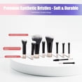thumbnail image 6 of RAGUPEL Portable 10Pcs Mini Makeup Brush Set with Travel Pouch,Small Cosmetic Brushes Kit for Foundation,Blush,Eyeshadow,Powder,Contour, 6 of 7