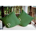 thumbnail image 3 of Simply Daisy 20" x 20" Modern Monogram Indoor/Outdoor Polyester Throw Pillow, Sage, 3 of 4