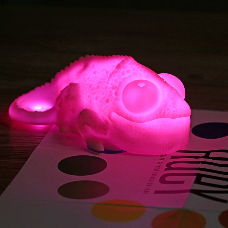 Creative ColorCopying Chameleon LED Night Light Lamp for Kids Children
