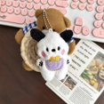 thumbnail image 1 of Sanrio Pochacco-llavero de peluche suave, llavero Kawaii, juguetes de peluche, muñeca, mochila, accesorios colgantes, llavero, regalo de novia, 1 of 4