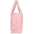 thumbnail image 7 of DALIX 20" Solid Color Cotton Canvas Shopping Tote Bag in Light Pink, 7 of 7