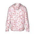 thumbnail image 3 of Easygdp Cute Hand Drawn Hearts Lightweight Long Sleeve Sun Shirt Sports long-Sleeved Sun Protective Clothing, Quick Drying Breathable - XX-Large, 3 of 9