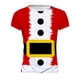 thumbnail image 4 of Camiseta con escote para hombre Patrón impreso en 3D de Navidad Manga corta Pompotops  oipoqjl2343, 4 of 4
