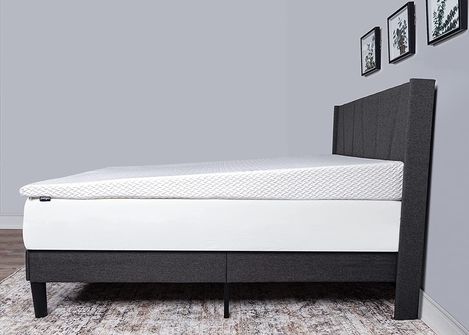 Bed Wedge Mattress Topper With Memory Foam Top, Incline Mattress