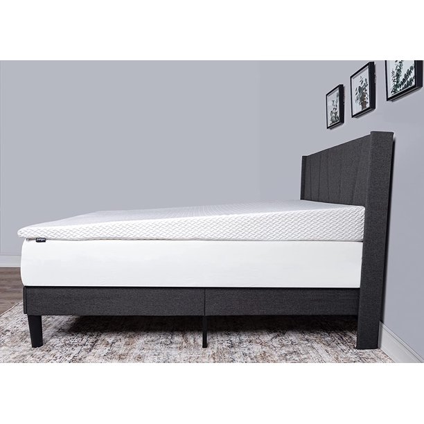 Bed Wedge Mattress Topper With Memory Foam Top, Incline Mattress
