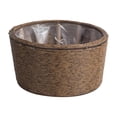 thumbnail image 3 of Plant Pot Storage Basket Organizer Containers Flowerpot with Liner Flower Basket Brown S, 3 of 8