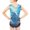 Sky Blue, variant on OOOUM Girls Sleeveless V Back Leotard Stretchy Printed Ballet Dance Bodysuit Breathable Training Gymnastics Outfit Kids Professional Dancewear Sky Blue 11-12 Years