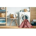 thumbnail image 2 of Ahgly Company Tapis d'Intérieur Lavable en Machine Carré Rouge Transitionnel, 3 Pieds Carré, 2 of 7