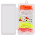thumbnail image 2 of de Pesca Ganchos Individuales Camarón Señuelos con de Goma Suave Brillante Sunnimix Pesca señuelo jigging cebo, 2 of 8