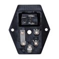 thumbnail image 3 of FrostHike 2PCS 10A 250V Rocker Switch Power Socket Inlet Module Plug 5A Fuse Switch with 5Pcs 16-14 AWG Wiring 3 Pin IEC320 C14, 3 of 5