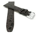 thumbnail image 2 of 20mm Crocodile Style Leather Watch Strap Band, 2 of 7