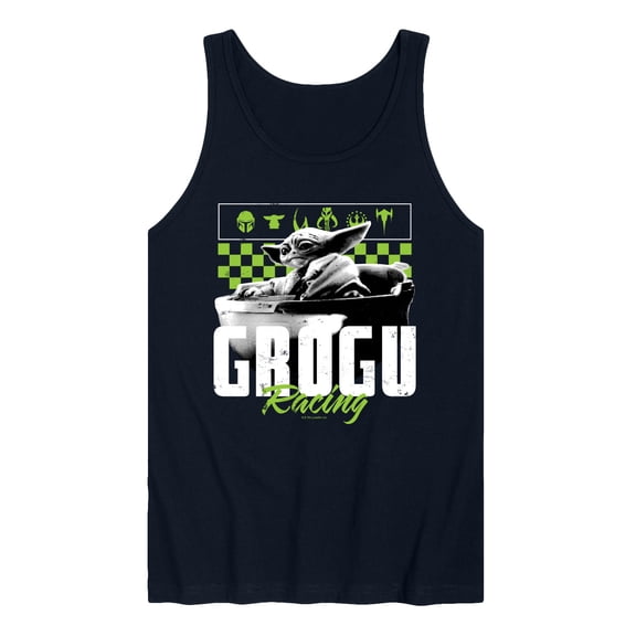 Star Wars - The Mandalorian Grogu Racing Jersey - Men's Sleeveless Graphic Tank