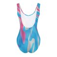 thumbnail image 5 of ZQUUVOU Women's One Piece Tankini Tummy Control Swimsuit (I-Light Blue,XL), 5 of 6