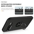 thumbnail image 4 of [PST] Google Pixel 9A Ring Case, Hybrid Magnetic Kickstand Case Cover with Invisible Ring Stand, 4 of 5