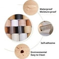 thumbnail image 2 of 10M/Roll Self-adhesive Home Decor Wood Grain Windowsill Waterproof Wall Border Sticker Skirting Line Waist Line Wallpaper Waveguide Line MAPLE 5CMX10M, 2 of 8
