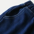 thumbnail image 5 of Odeerbi 3-9 Years Kids Boys Jeans Cute Denim Pants Sports Casual Elastic Waist Cowboy Pants with Pocket, 5 of 9