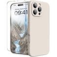 thumbnail image 1 of KOMI for iPhone 16 Case, Liquid Silicone Case with Camera Protection Soft Gel Rubber Cover with Microfiber Lining Shockproof Protective Phone Case for iPhone 16 6.1", Stone, 1 of 5