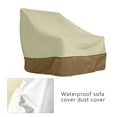 thumbnail image 4 of Redempat Chair Cover Furniture Rattan Dustproof Covers Bench Adjustable Drawstring Protector Organizer Outdoor Patio Accessories Coffee + khaki, 4 of 8