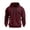 Wine, variant on Men's Zip Up Hoodie with Arm Pocket, Casual Cardigan Style Sweatshirt, Large Size Fleece Jacket for Streetwear, Christmas Gift, Fall Winter Comfort and Travel,Army Green,L