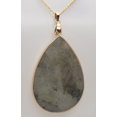 thumbnail image 2 of Natural Flash Labradorite Gold Necklace, 2 of 5
