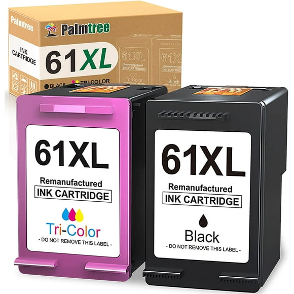 Pmtree Remanufactured Ink Cartridges Replacement for HP 61XL 61 XL to use with Envy 4500 5535 5530 5534 Deskjet 1000 1056 1010 1510 1512 2540 Office