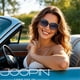 thumbnail image 2 of Lentes de Sol Joopin Vintage Mariposa Sobredimensionados Polarizados Grises, 2 of 6