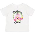 thumbnail image 3 of Inktastic Baby Flamingo My Grammy Loves Me with Flower Wreath Boys or Girls Baby T-Shirt, 3 of 5