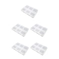 thumbnail image 1 of Caja de pastillas Transparente Matsuzay 6 Rejillas almacenamiento de plástico, 1 of 6