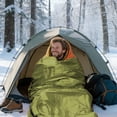 thumbnail image 4 of Saco de dormir de emergencia, impermeable, portátil, manta térmica, para exteriores, camping, mochilero, senderismo, saco vivac para adultos., 4 of 8