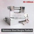 thumbnail image 2 of Sturdy Stainless Steel Padlock, Anti-Theft, Size 40 Mm, Security Padlock With 3 Keys For Shipping Co, 2 of 5