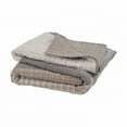 thumbnail image 2 of Donna Sharp Smoky Square Neutral Patchwork Pieced Cotton Throw, 2 of 5