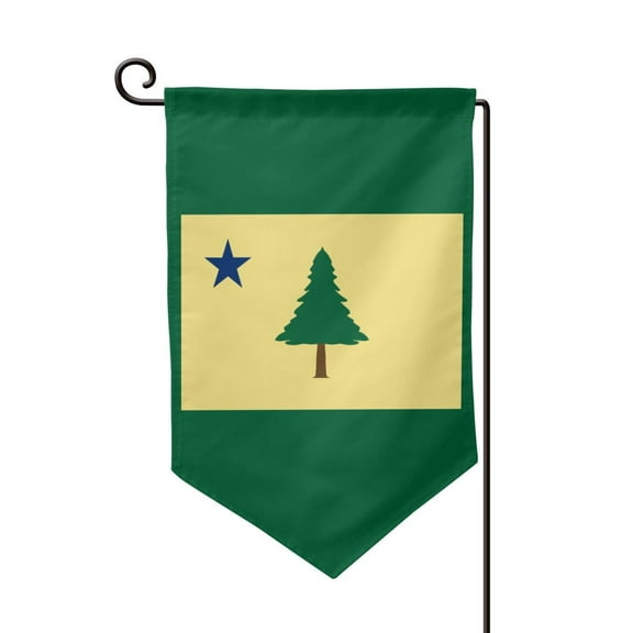 Maine State Flag Garden Flag - Double Sided Banners For Outdoor Indoor Home Garden Yard Decorations
