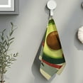 thumbnail image 2 of ZFLMY Avocado Hula Hoop Cartoon Funny Kitchen Towels 100% Polyester Soft Bath Towel Absorbent Hand Towels Microfiber Towel for Kitchens Bathrooms Showers 29.5x13.8 inches 29.5x13.8in, 2 of 6