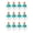 Green, variant on LBGAJGS 12pc DIY Lipstick Base Storage Container, Hollow See Through Tube for Lip Gloss and Rouge, Empty Cosmetic Tubes