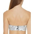 thumbnail image 4 of DKNY Women's Standard Bandeau Bikini Top, White/Black, Small, 4 of 4