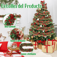 thumbnail image 3 of 15m Guirnalda Navideña De Oropel Decoraciones Para Árbol Xtellar multicolor, 3 of 4